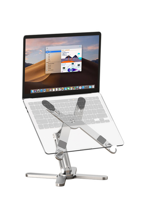 Frisby 3 Eksenli Yüksekliği Ayarlanan Alüminyum Ergonomik Laptop Standı, Laptop Yükseltici 15.6"